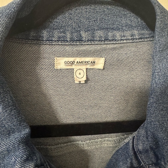 Good American Fit For Success Denim Jumpsuit Size 4 XL - Picture 4 of 4